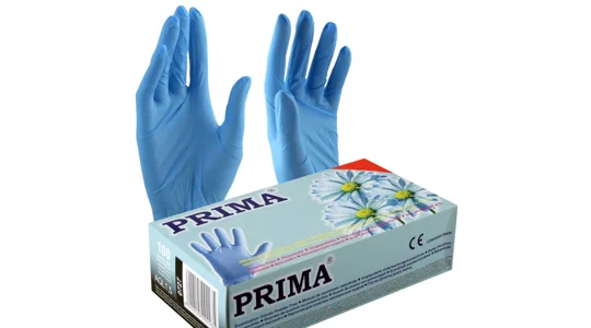 Mănuși examinare nitril - Albastru — PRIMA
