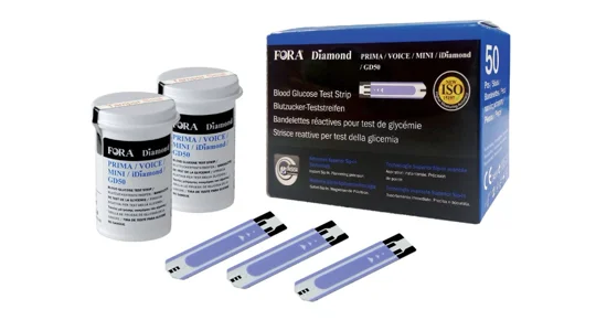 Teste Glicemie FORA Diamond GD50 — FORA
